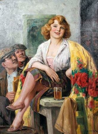 Ричард Гейгер, «Цыганка в таверне» (Richard Geiger. Gypsy girl in a tavern)